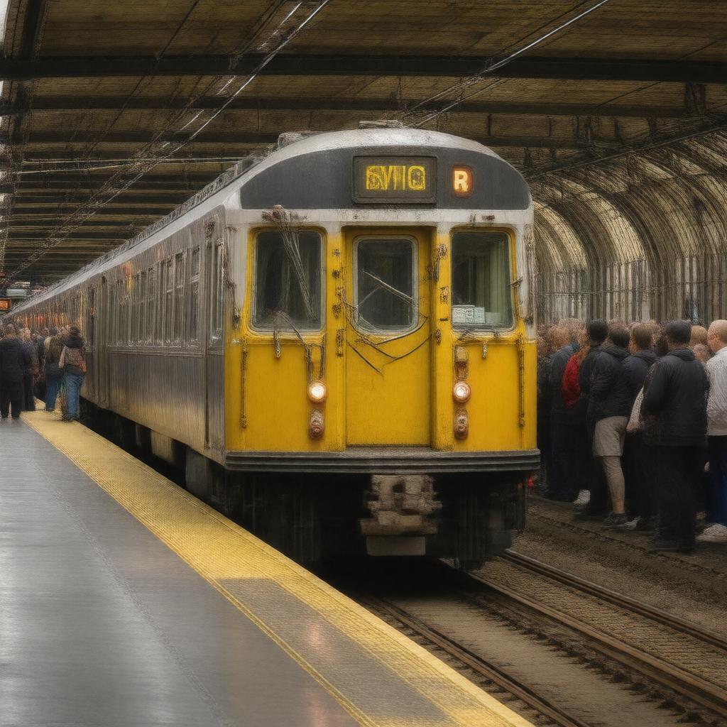 AI-created image of R train