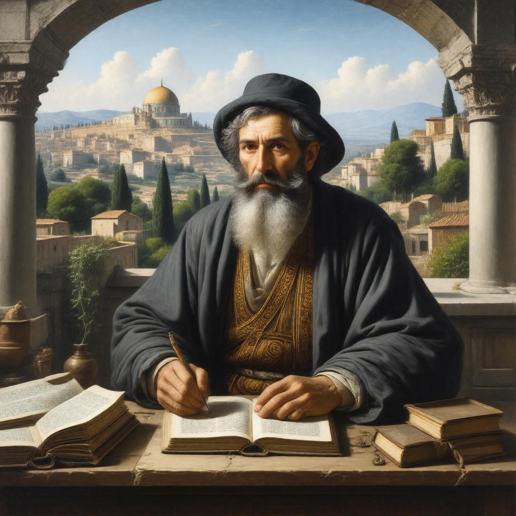 AI-created image of Rabbeinu Ovadia of Bertinoro