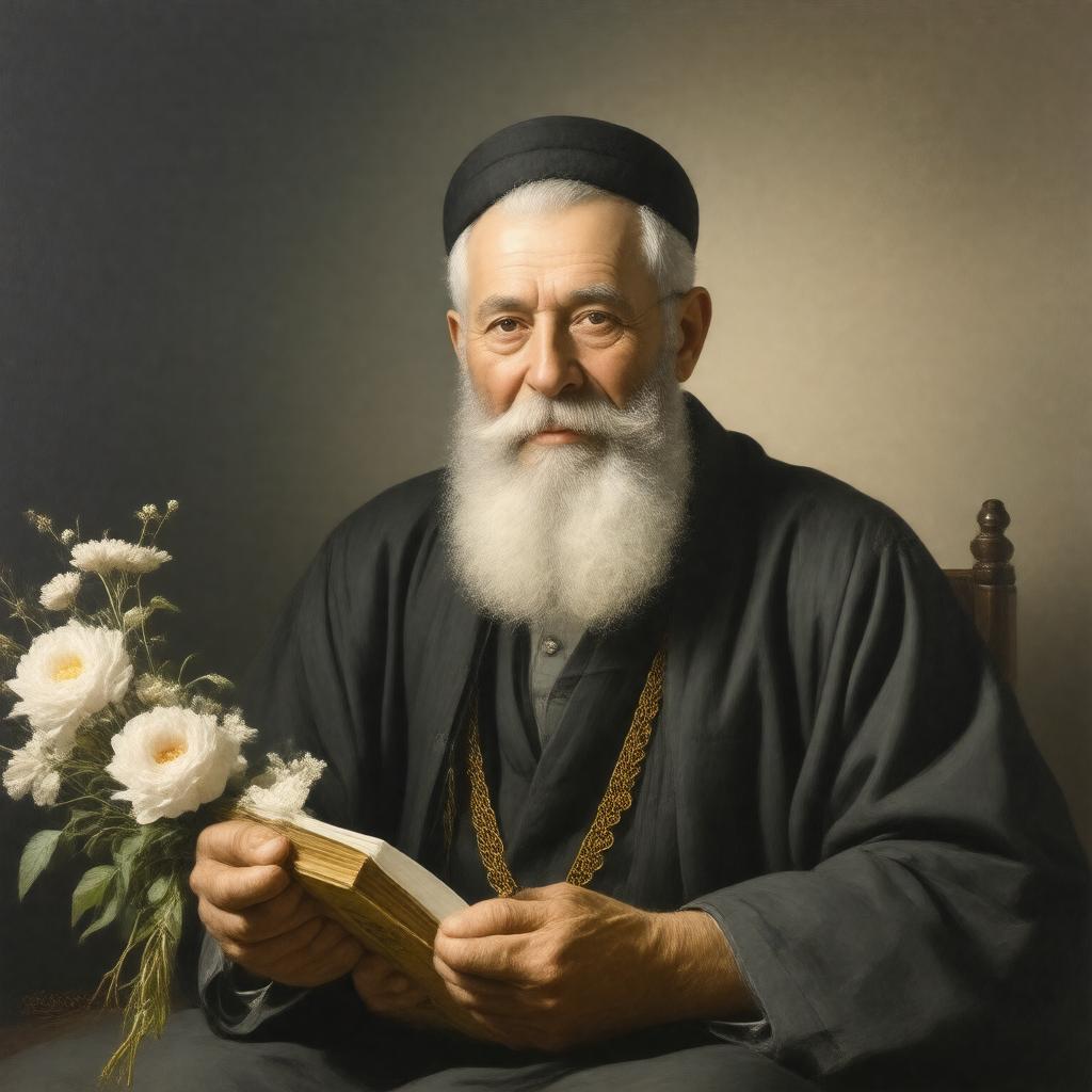AI-created image of Rabbi Aryeh Levin