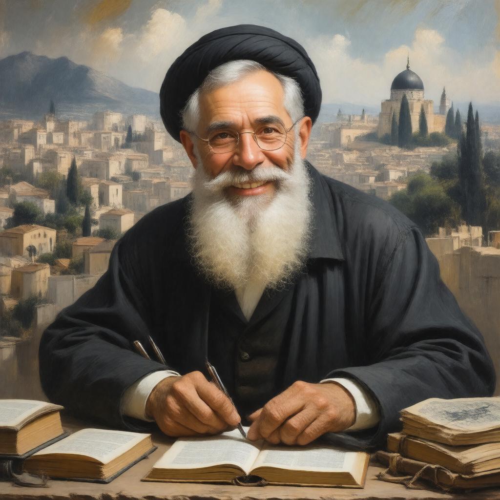AI-created image of Rabbi Asher Weiss