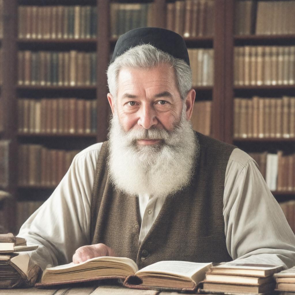 AI-created image of Rabbi Berel Wein