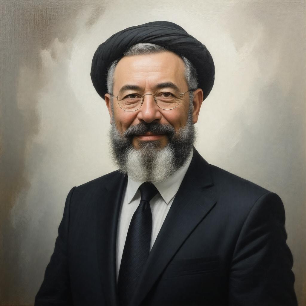 AI-created image of Rabbi David Lau