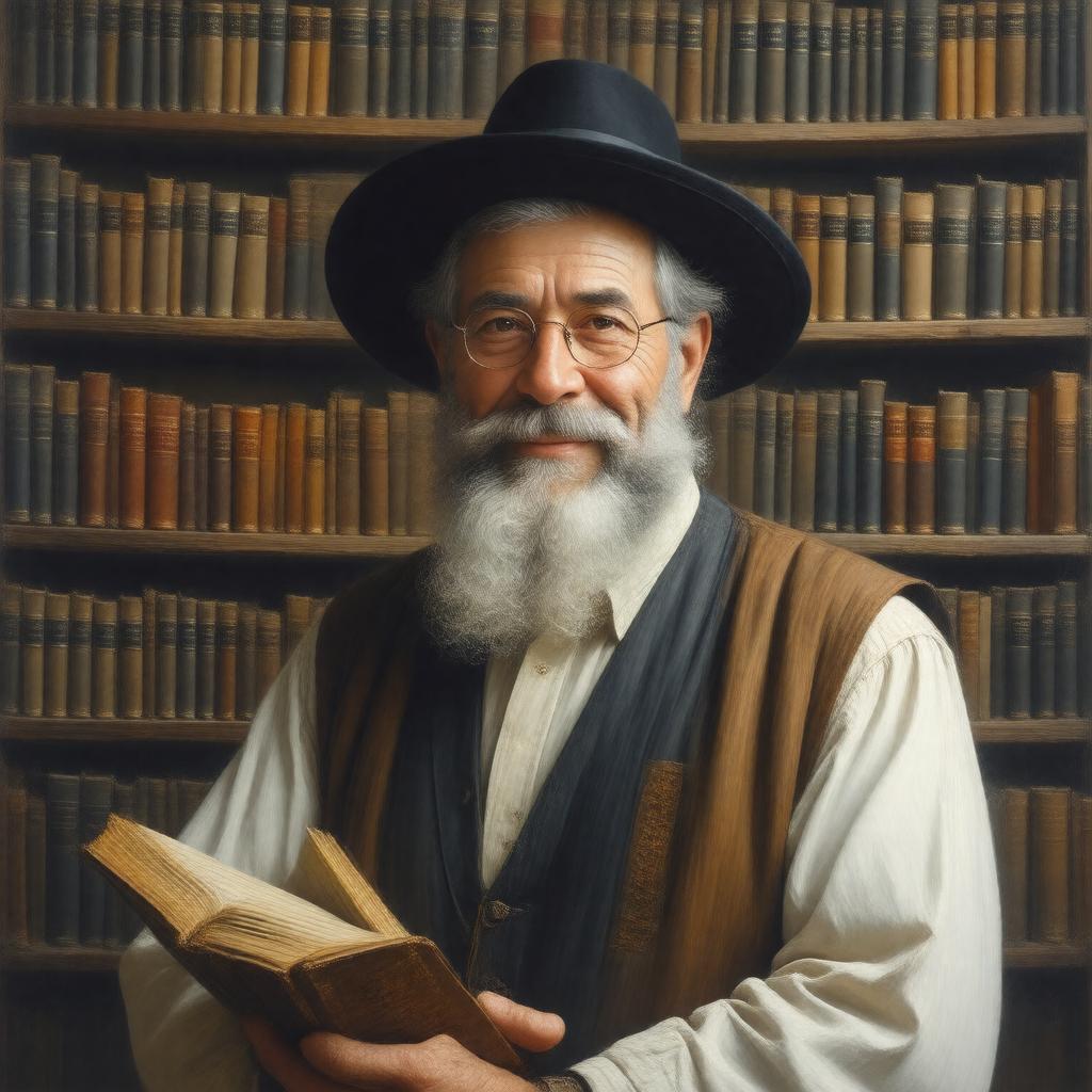 AI-created image of Rabbi Mordechai Willig