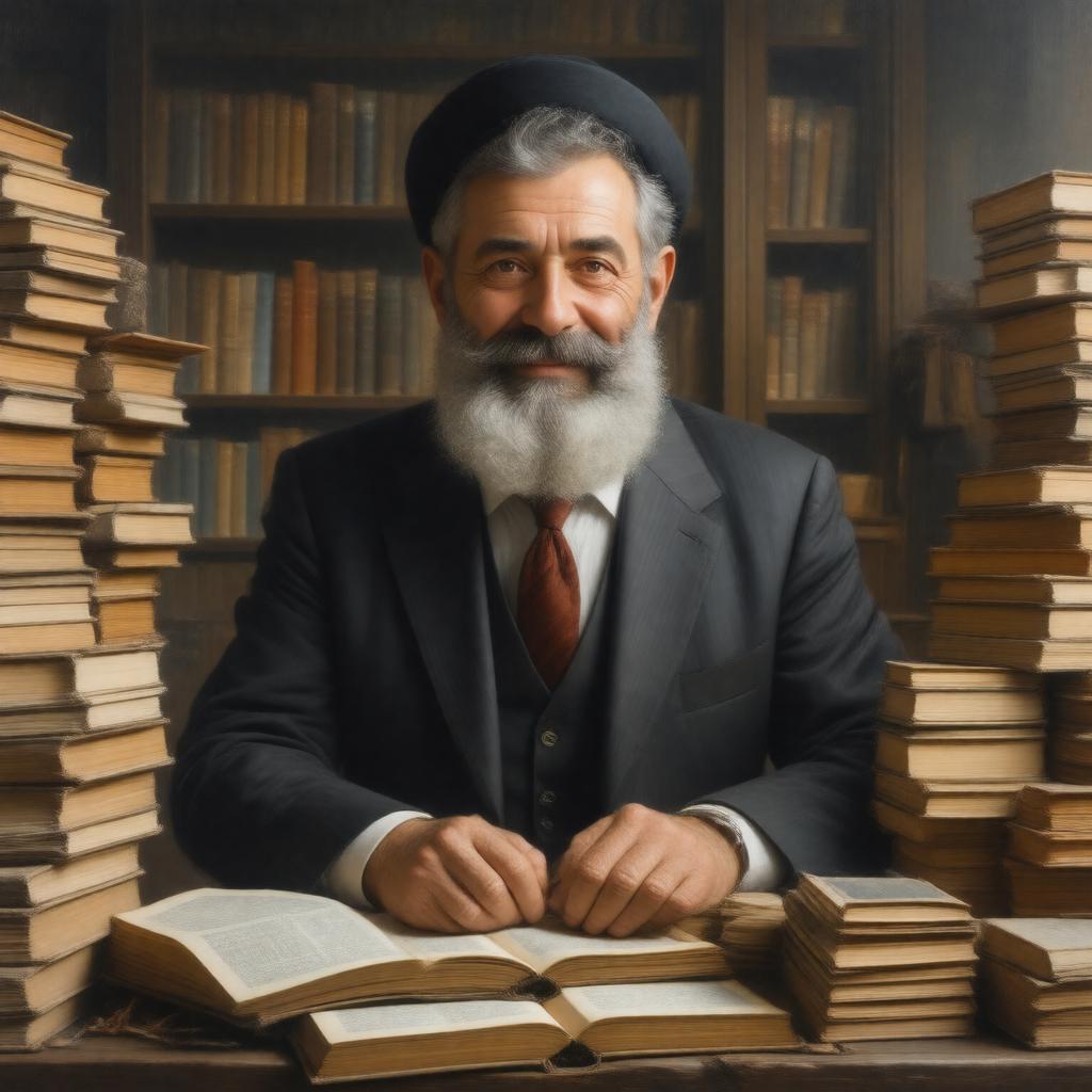 AI-created image of Rabbi Nissim Karelitz