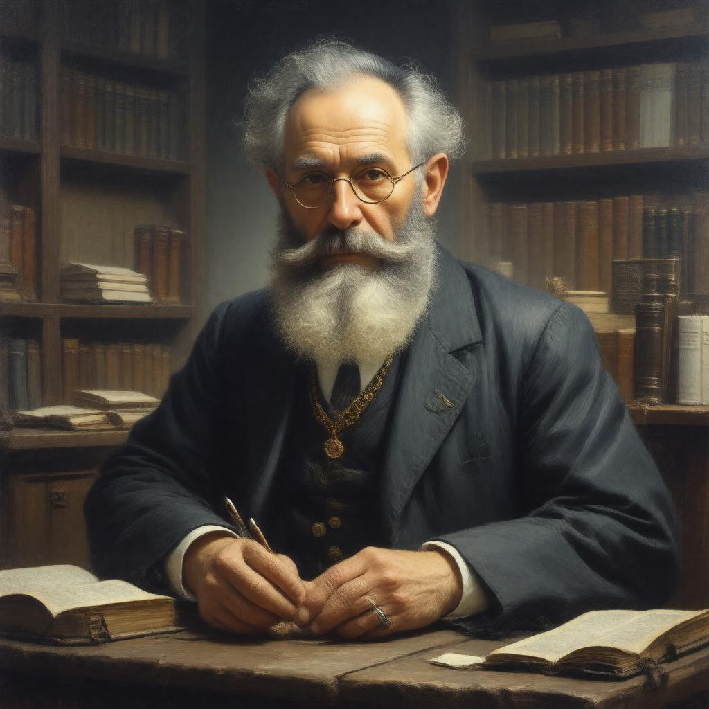 AI-created image of Rabbi Samson Raphael Hirsch