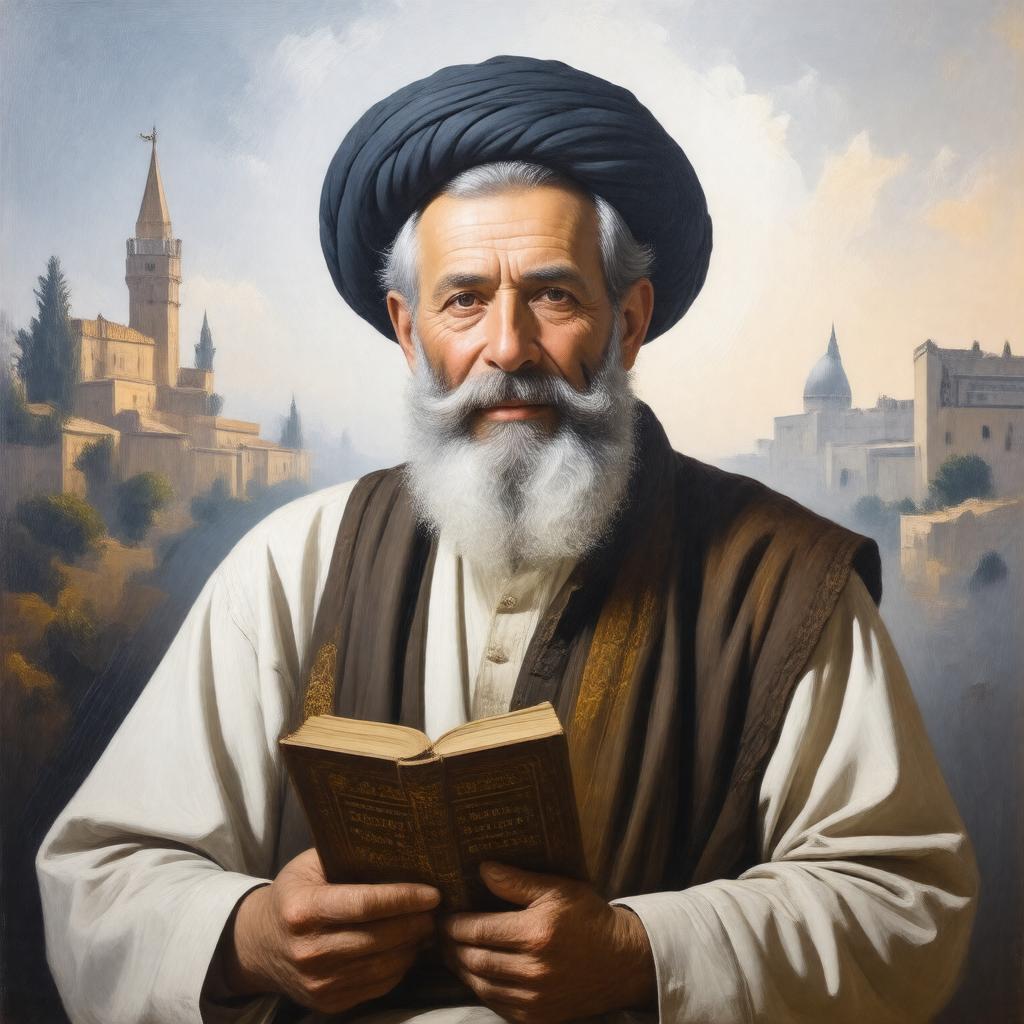AI-created image of Rabbi Shalom Messas
