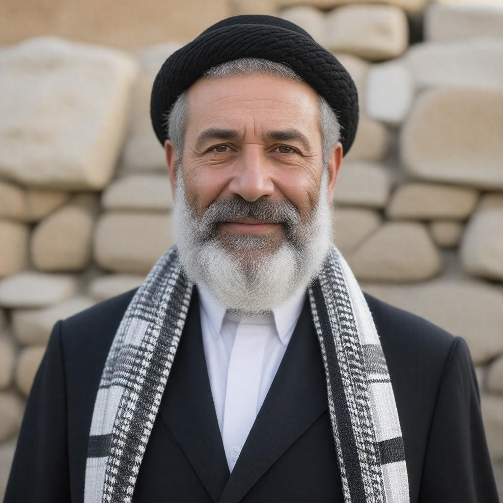 AI-created image of Rabbi Shlomo Amar