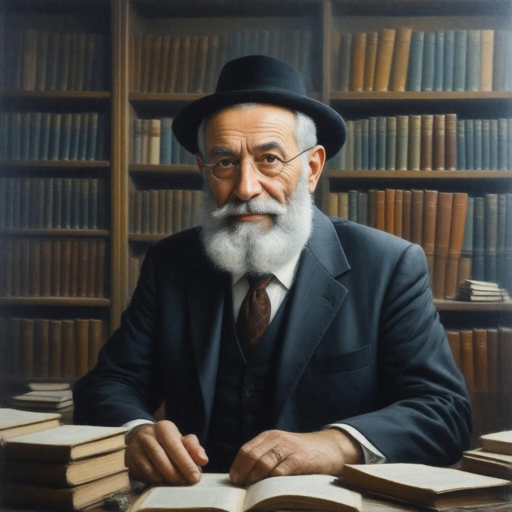 AI-created image of Rabbi Shlomo Zalman Auerbach