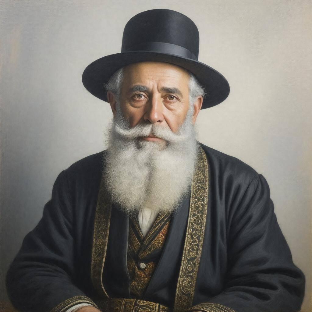 AI-created image of Rabbi Yaakov Perlow