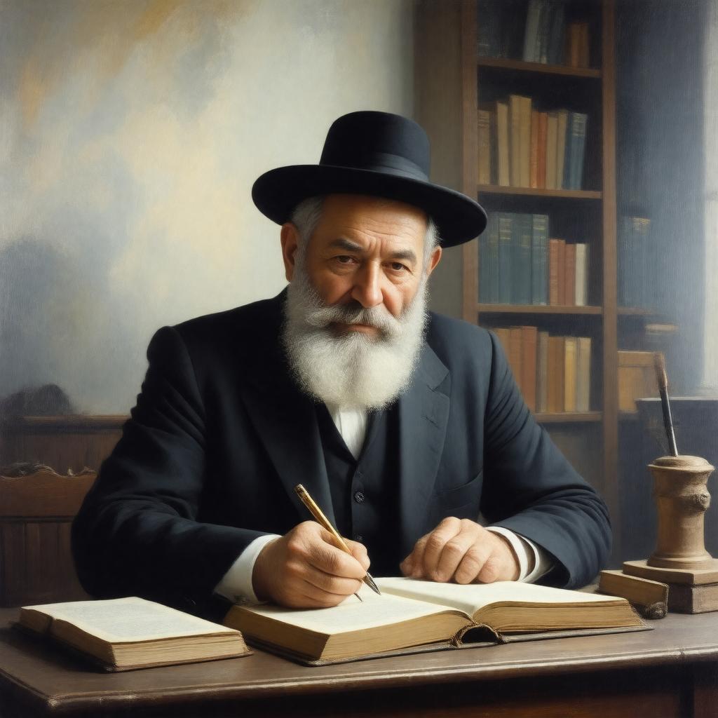 AI-created image of Rabbi Yisrael Meir Kagan