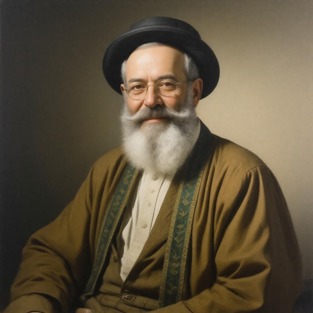 AI-created image of Rabbi Yitzchak Dovid Grossman