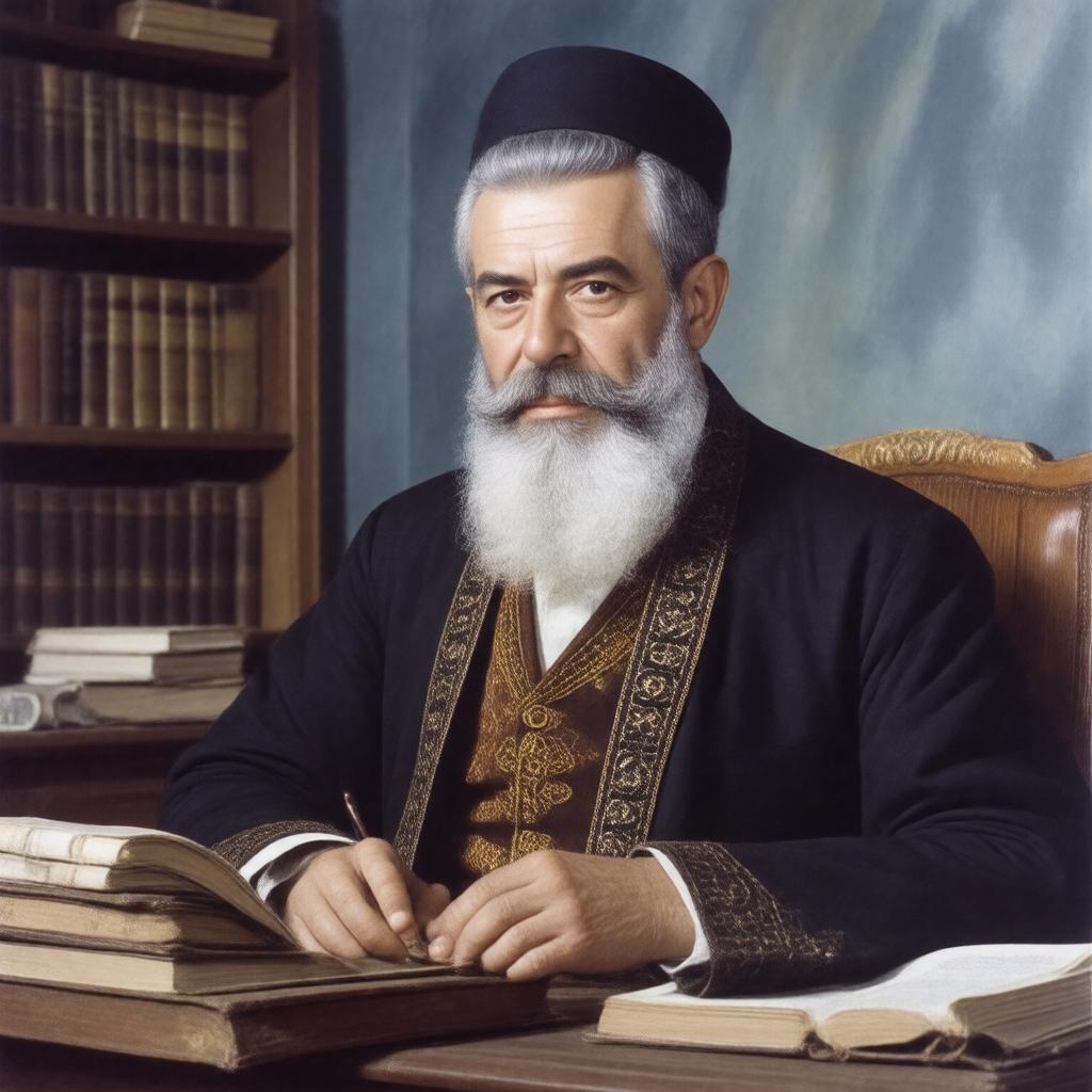 AI-created image of Rabbi Yitzchak Yosef