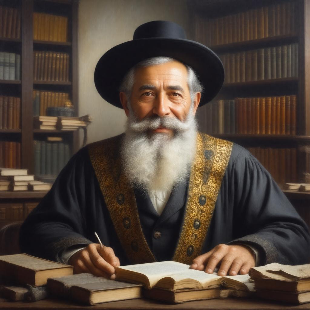 AI-created image of Rabbi Yitzhak Nissim