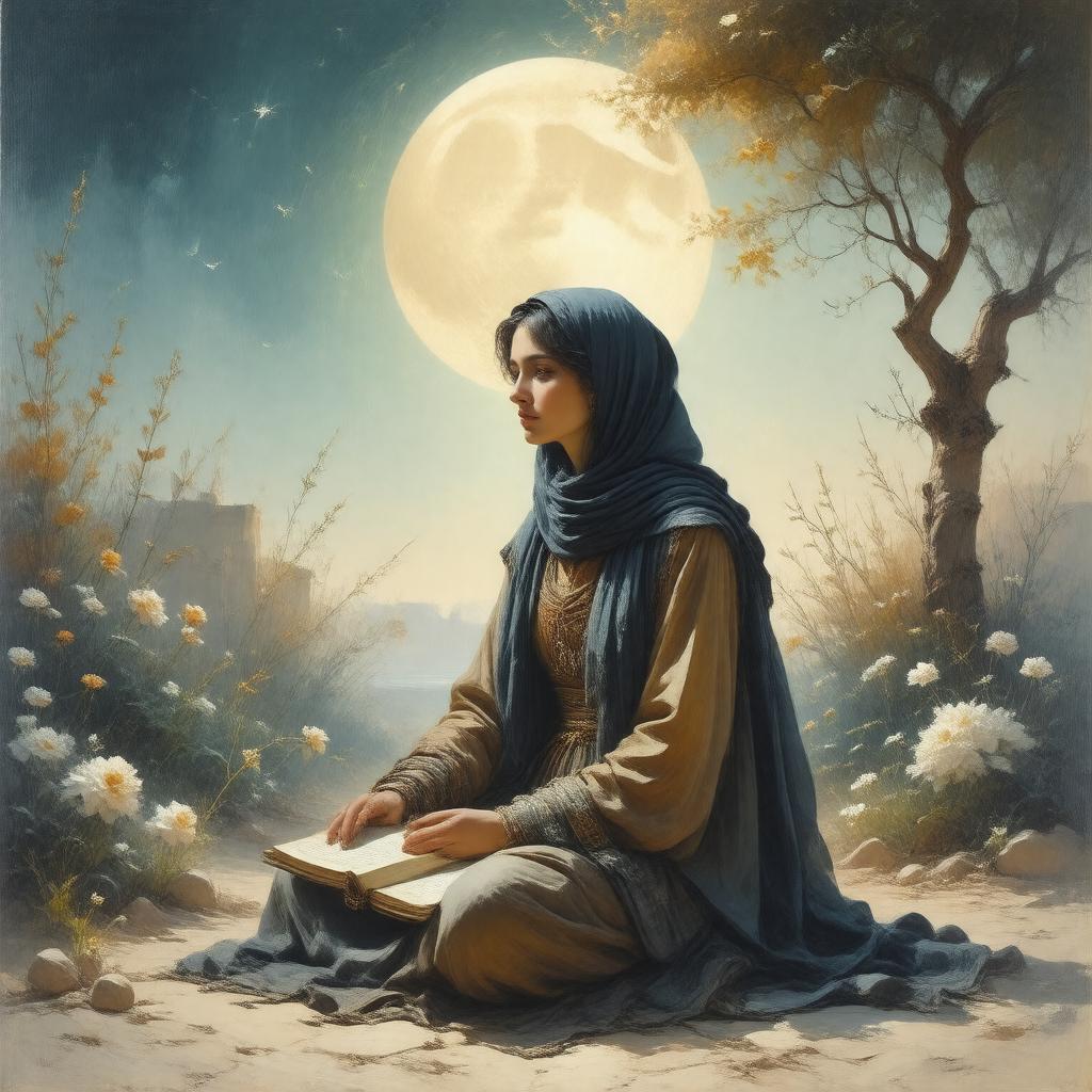 AI-created image of Rabia al-Adawiyya