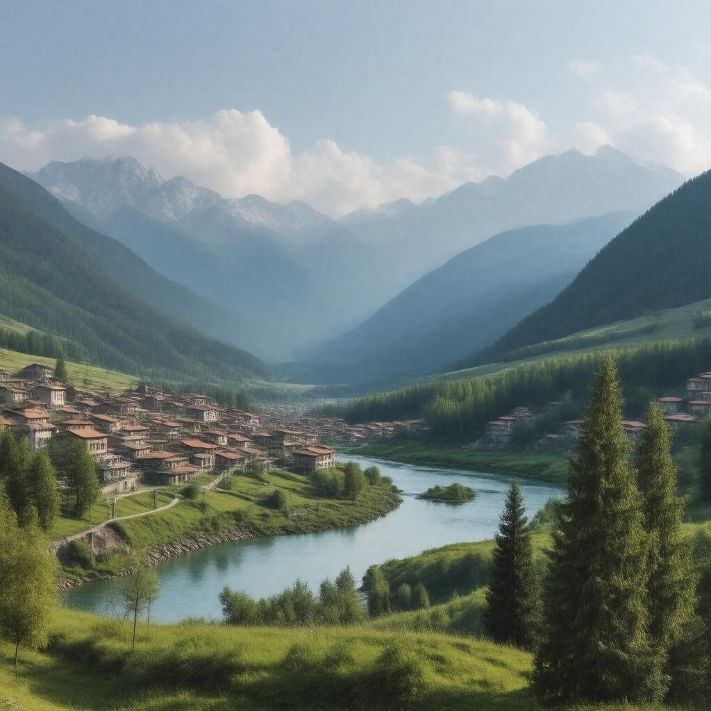 AI-created image of Racha-Lechkhumi and Kvemo Svaneti