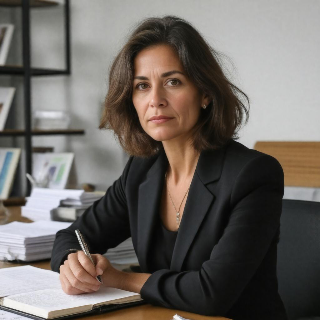 AI-created image of Rachel Aviv