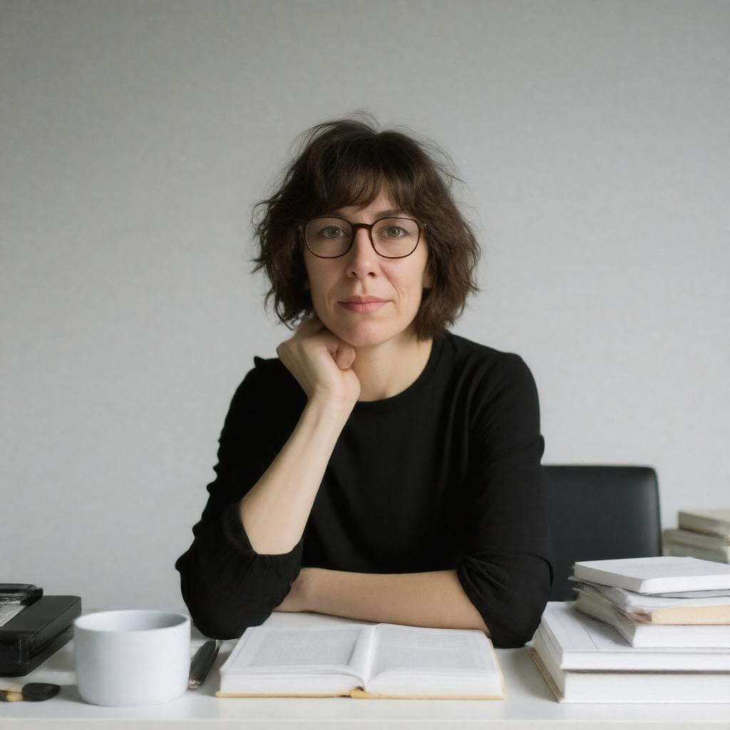 AI-created image of Rachel Cusk