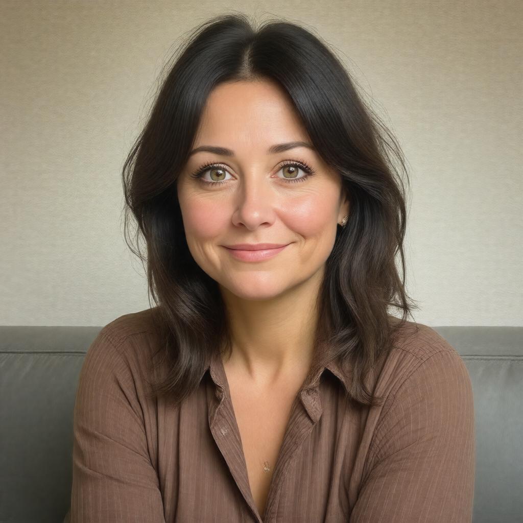 AI-created image of Rachel Dratch