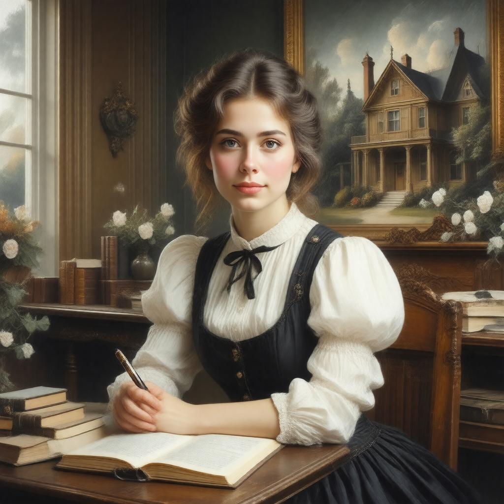 AI-created image of Rachel Huxley