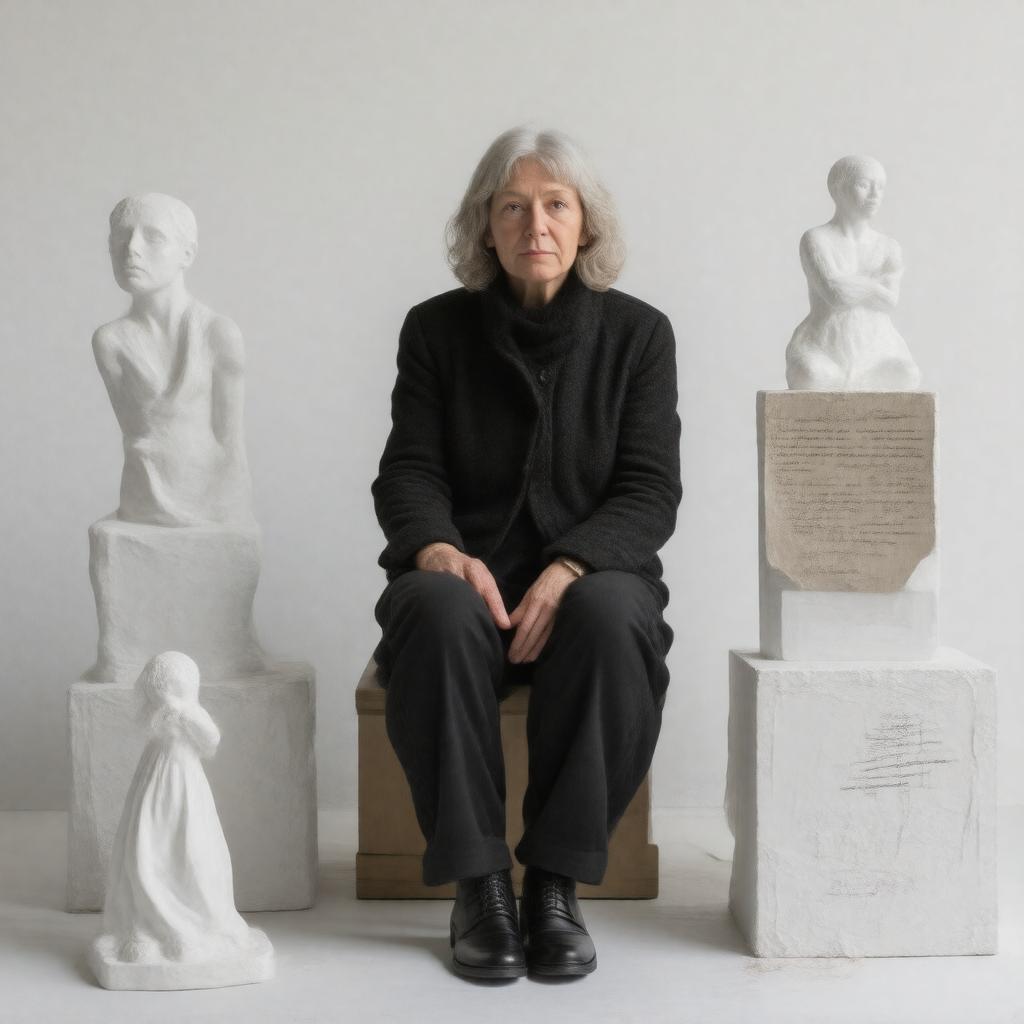 AI-created image of Rachel Whiteread
