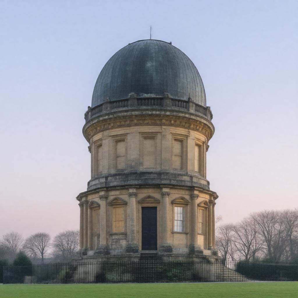 AI-created image of Radcliffe Observatory