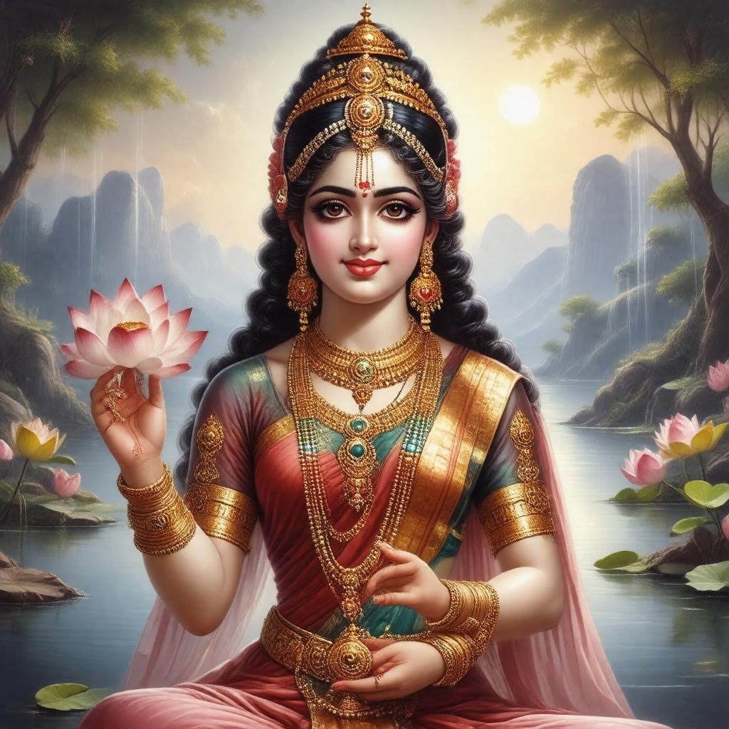 AI-created image of Radharani