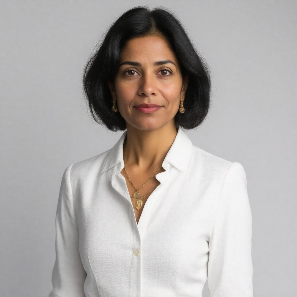 AI-created image of Radhika Jones