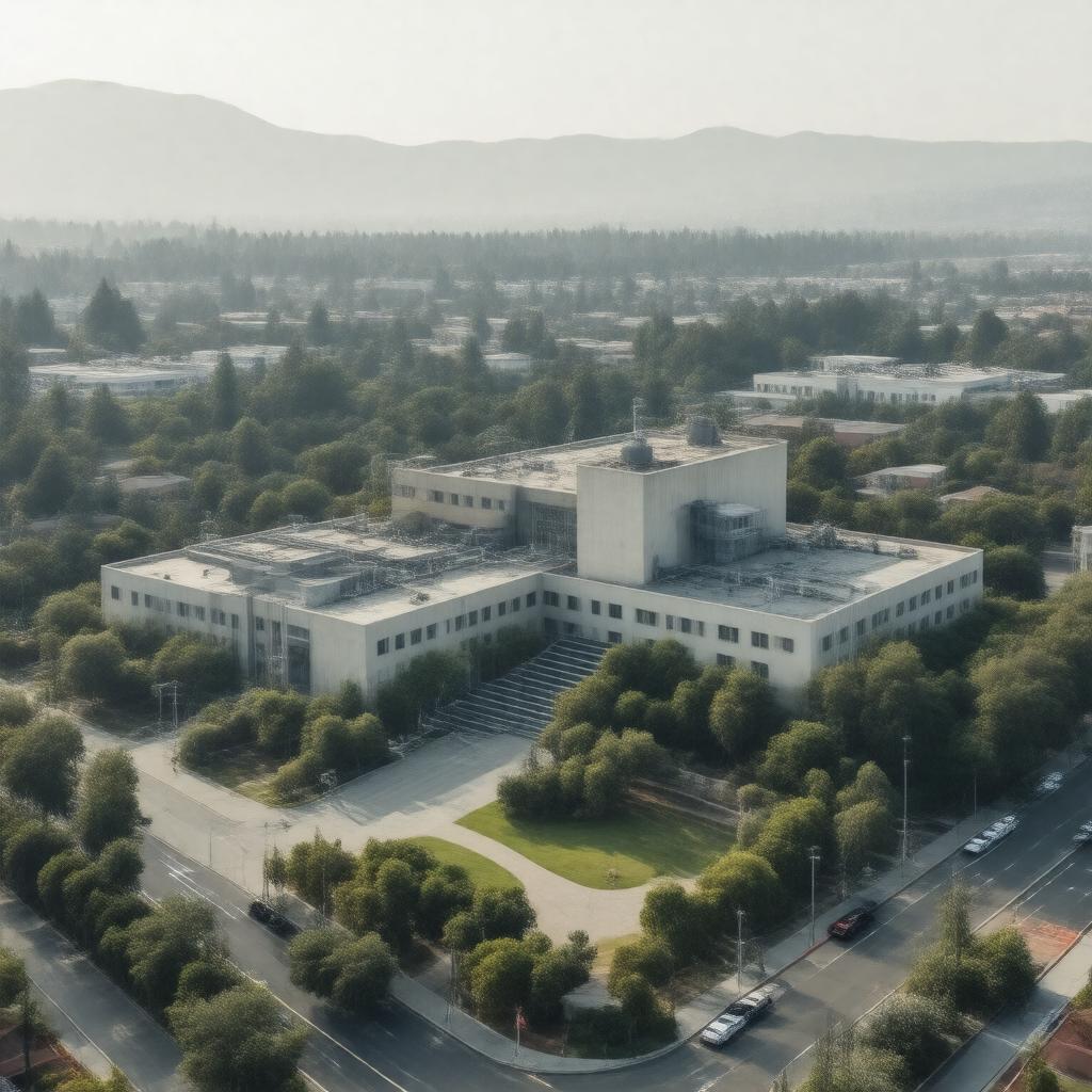 AI-created image of Radiation Laboratory, UC Berkeley