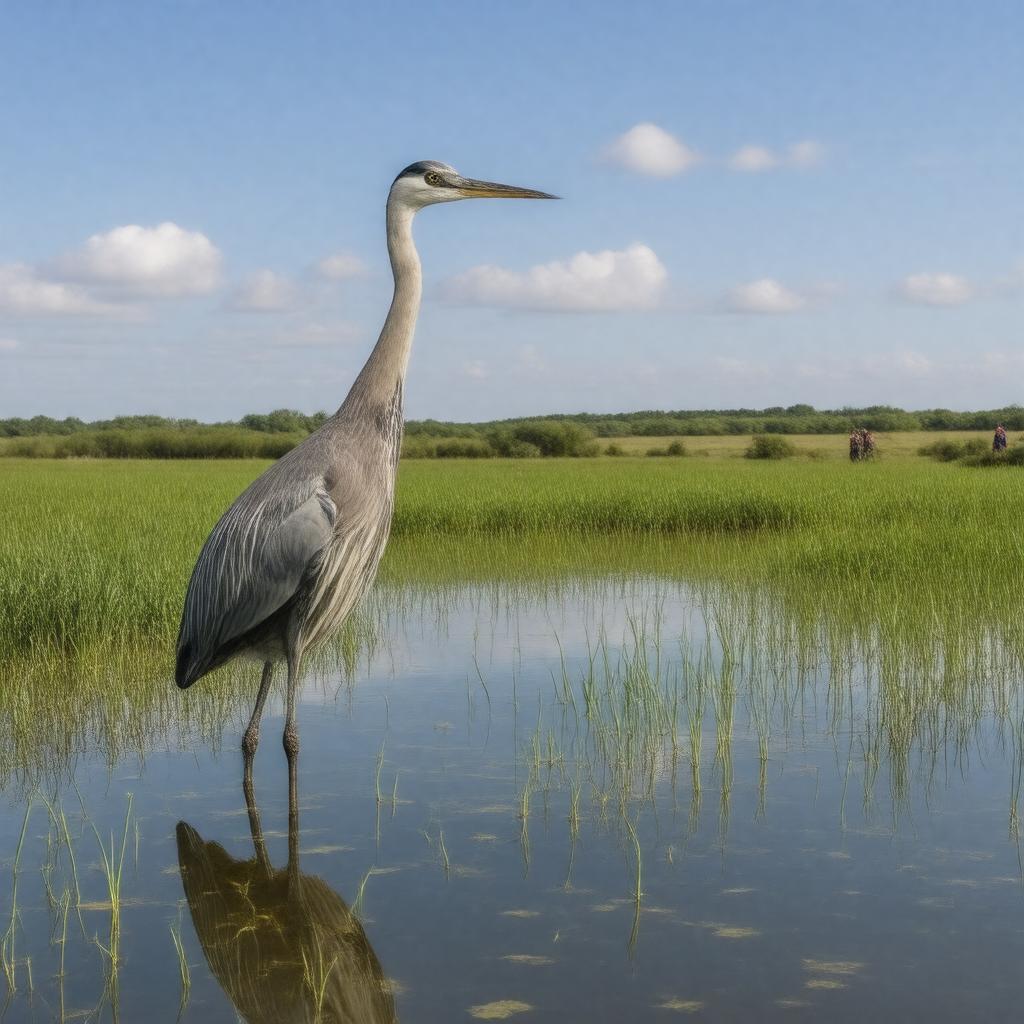 Click to view larger image AI-created image of Radipole Lake Nature Reserve