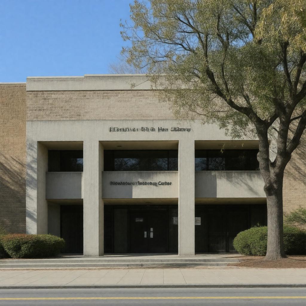 Click to view larger image AI-created image of Raether Library and Information Technology Center