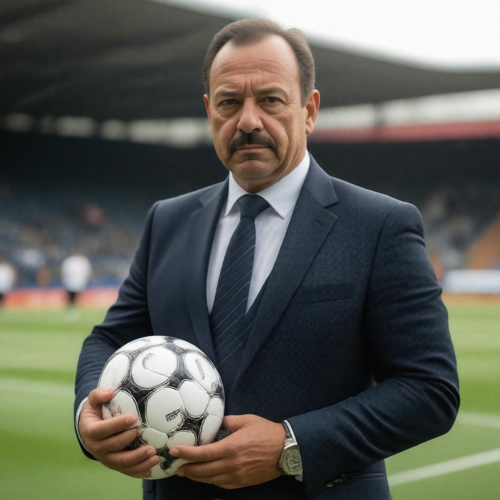 AI-created image of Rafael Benítez