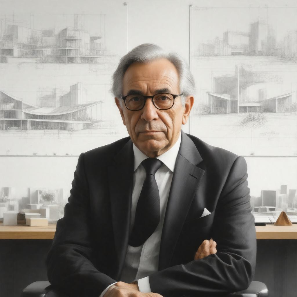 AI-created image of Rafael Moneo