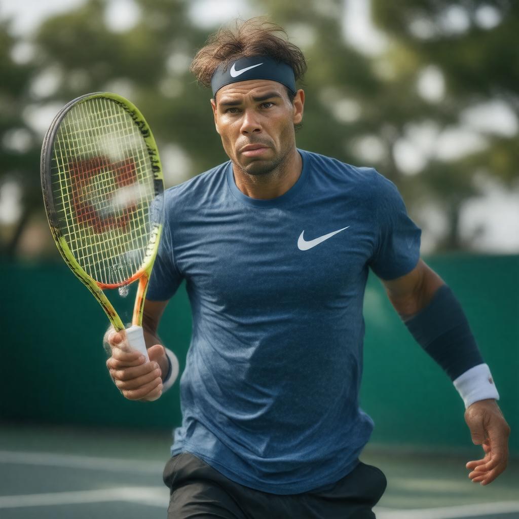 AI-created image of Rafael Nadal