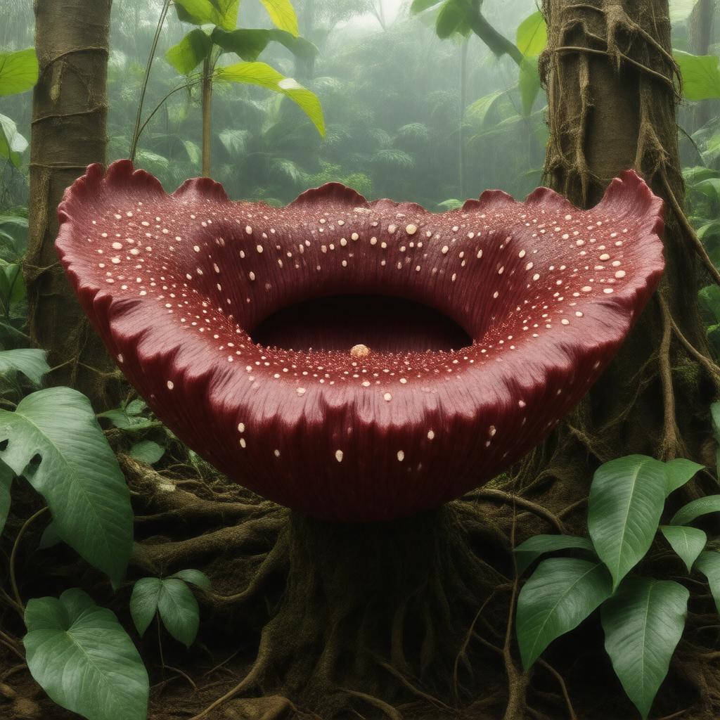AI-created image of Rafflesia arnoldii