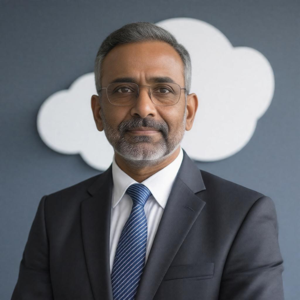 Click to view larger image AI-created image of Raghu Raghuram