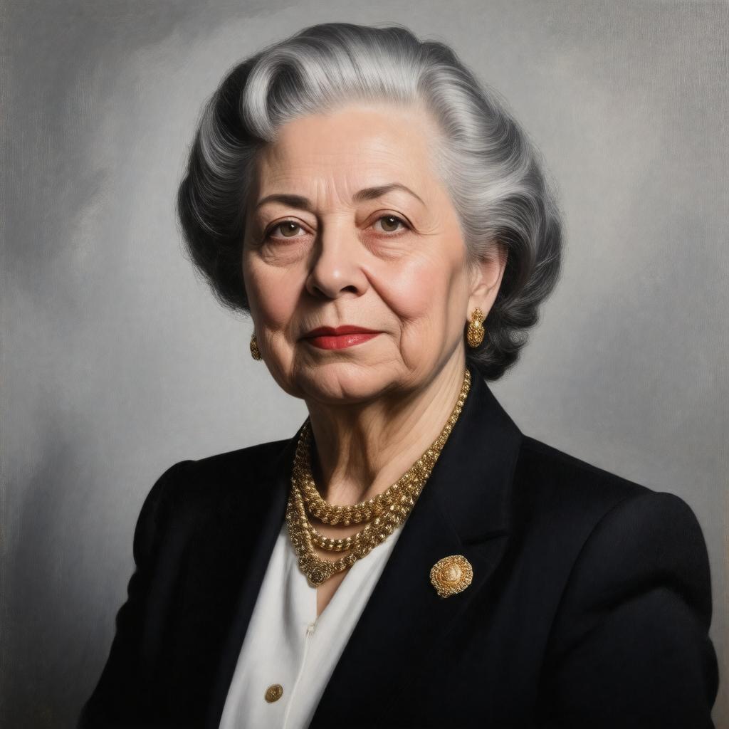 AI-created image of Rahşan Ecevit