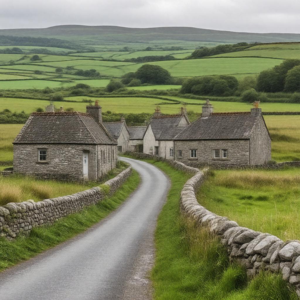 AI-created image of Rahela, Ballyduff, County Kerry, Ireland