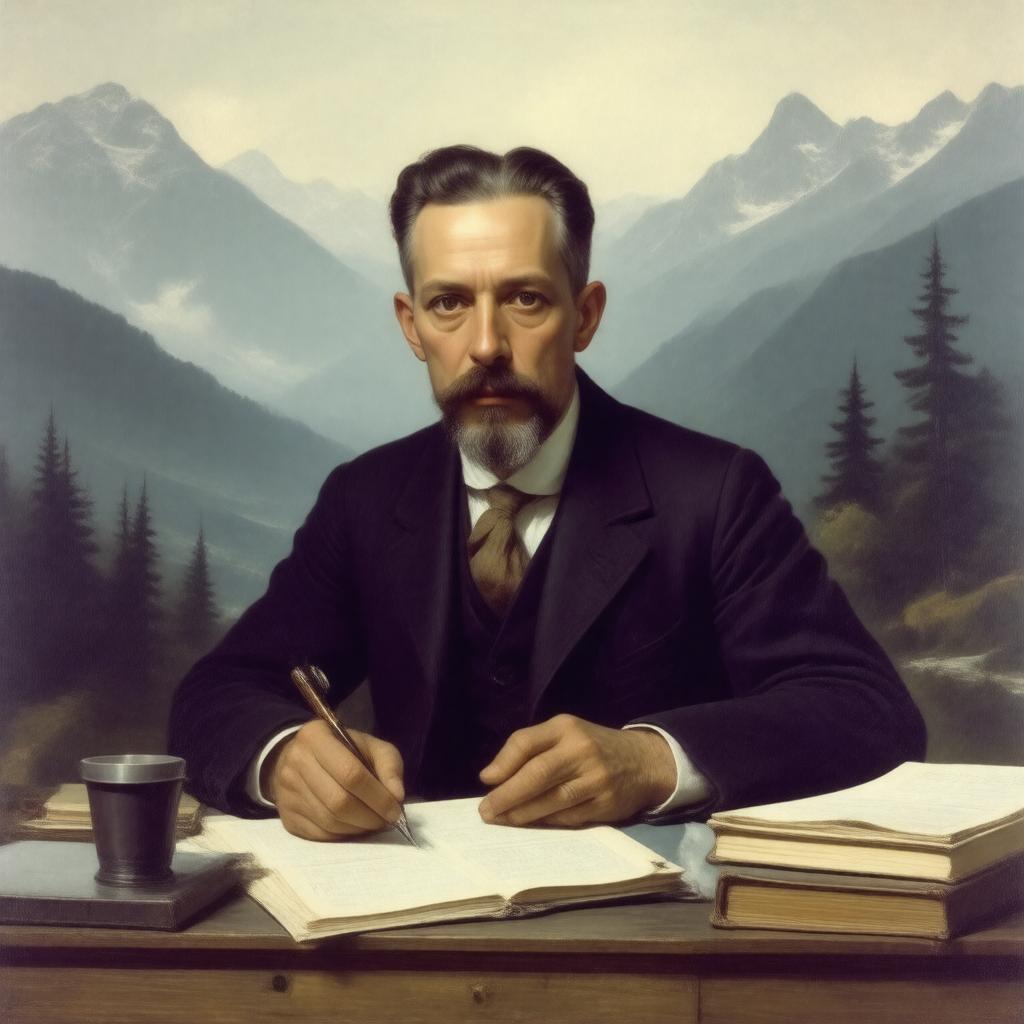 AI-created image of Rainer Maria Rilke