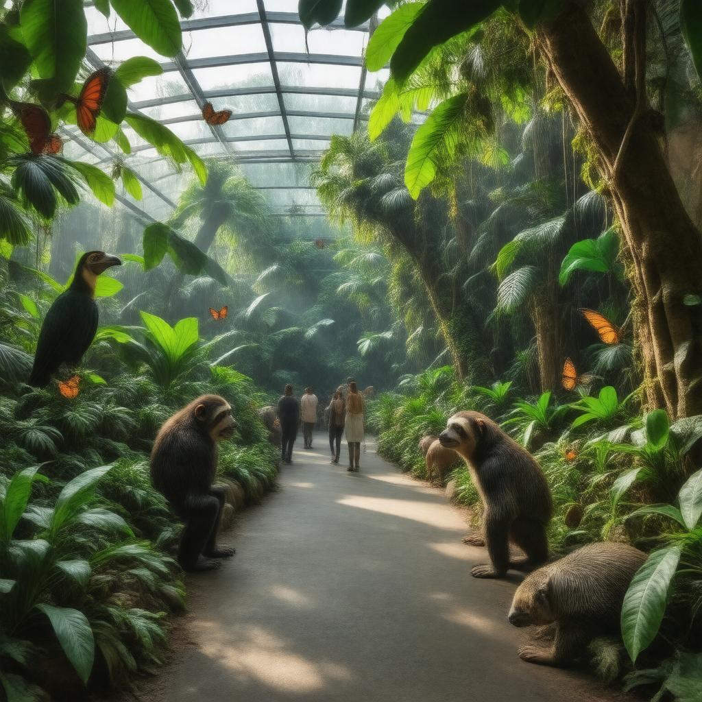 Click to view larger image AI-created image of Rainforest Life