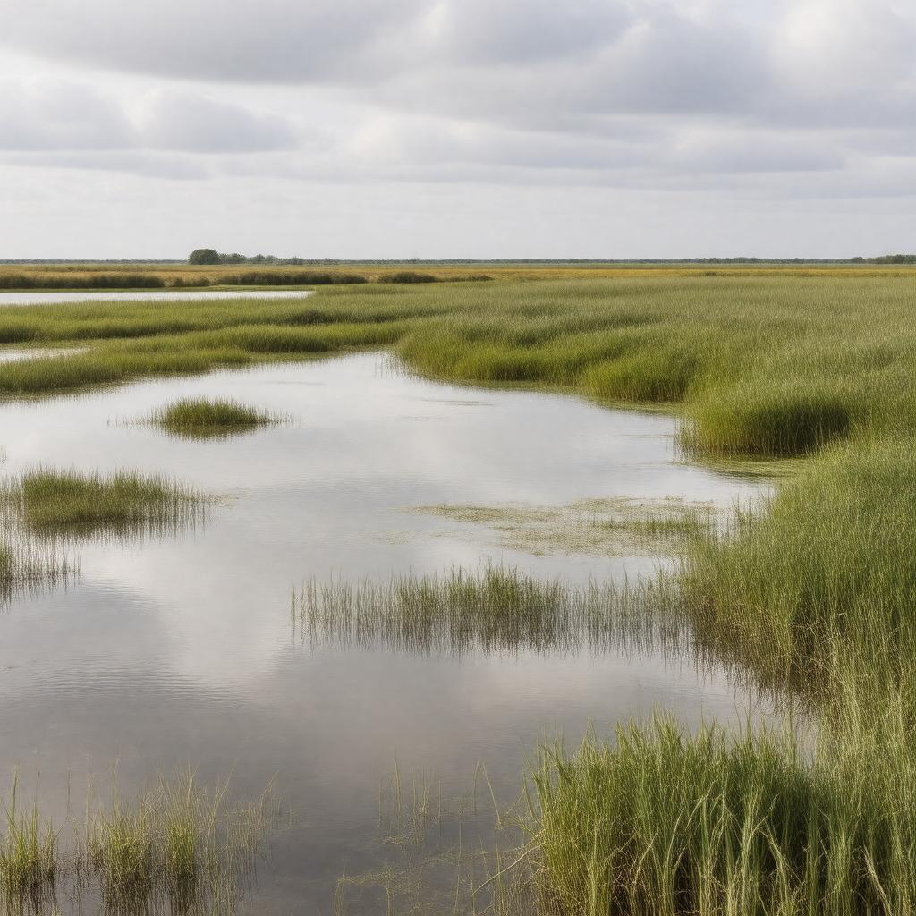 Click to view larger image AI-created image of Rainham Marshes