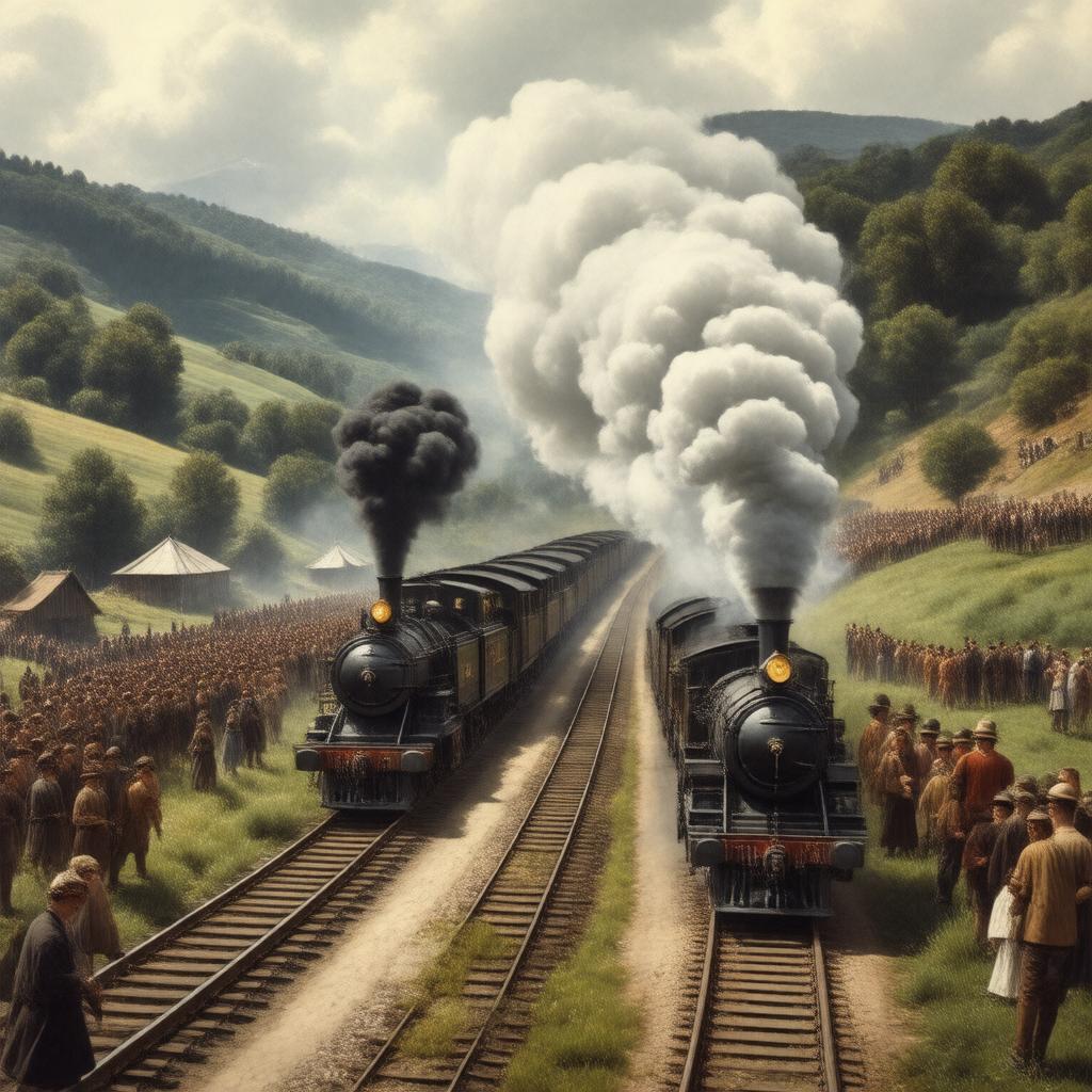 AI-created image of Rainhill Trials