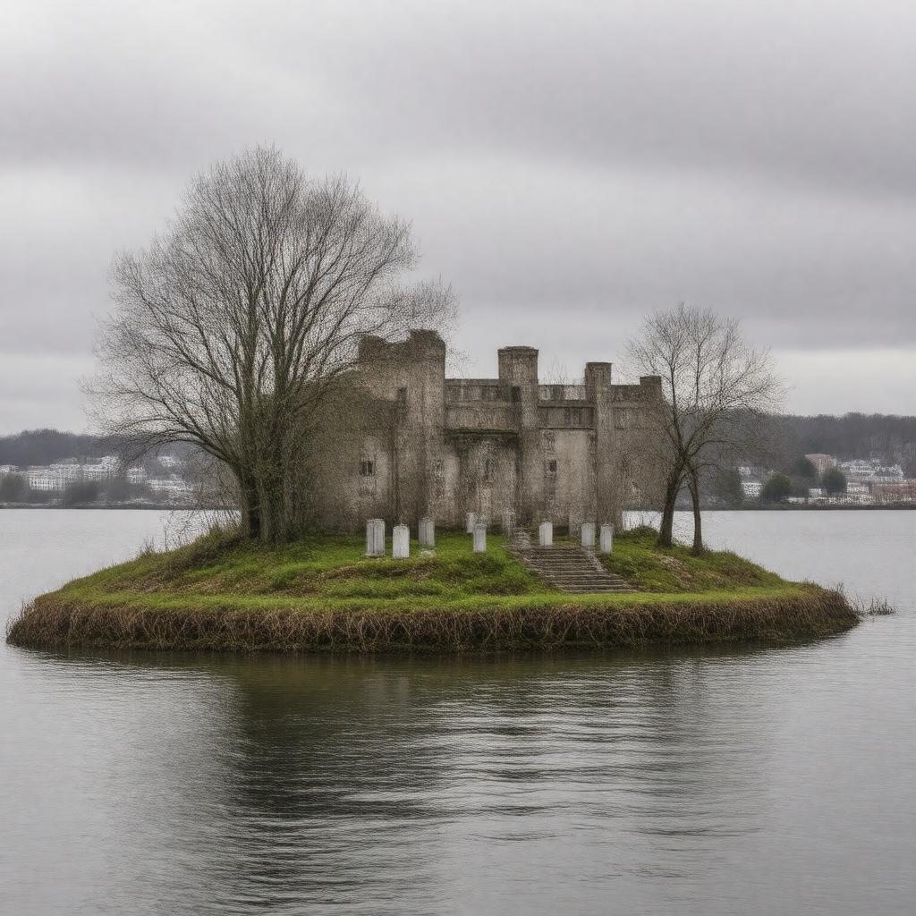 AI-created image of Rainsford Island