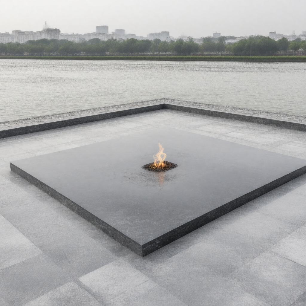 AI-created image of Raj Ghat