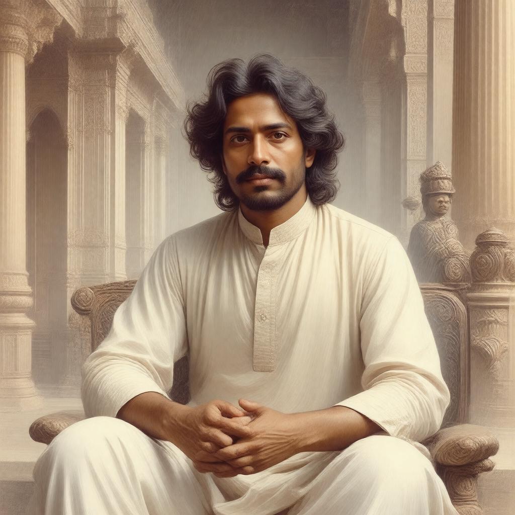AI-created image of Raja Ram Mohan Roy