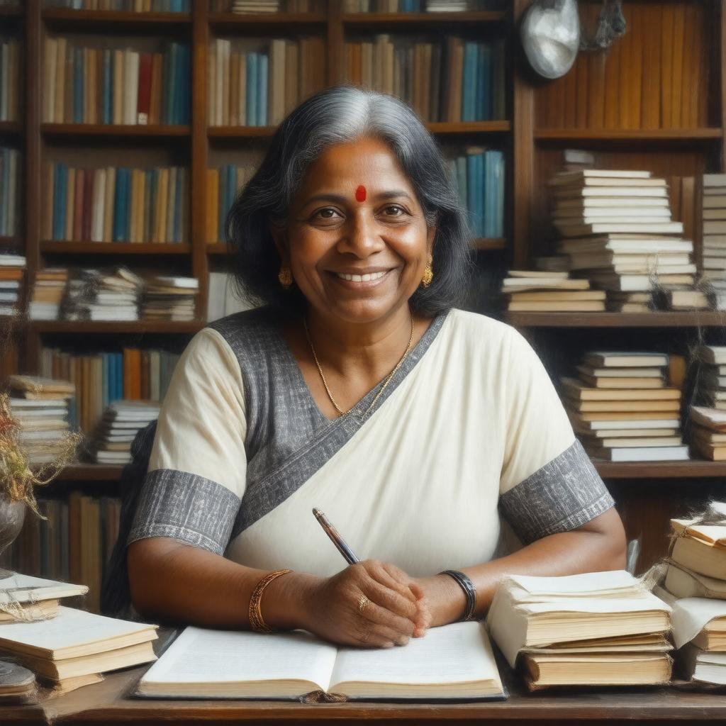 AI-created image of Rajam Gopalan
