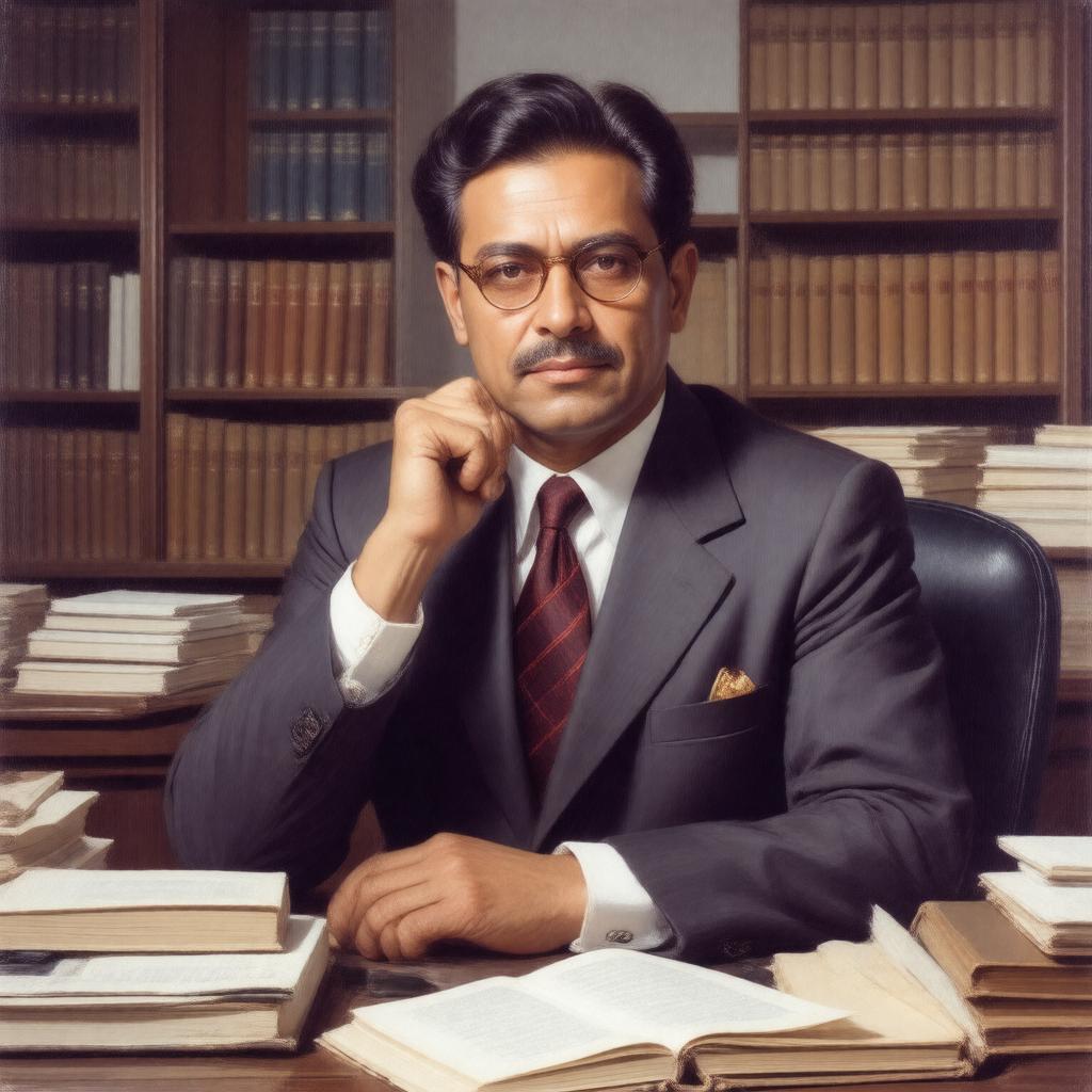 AI-created image of Rajani Palme Dutt