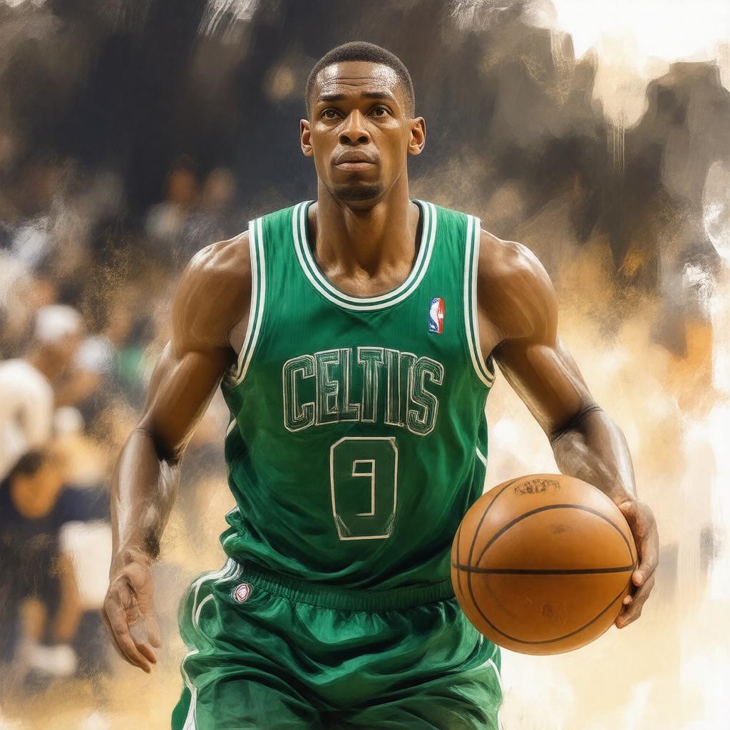 AI-created image of Rajon Rondo