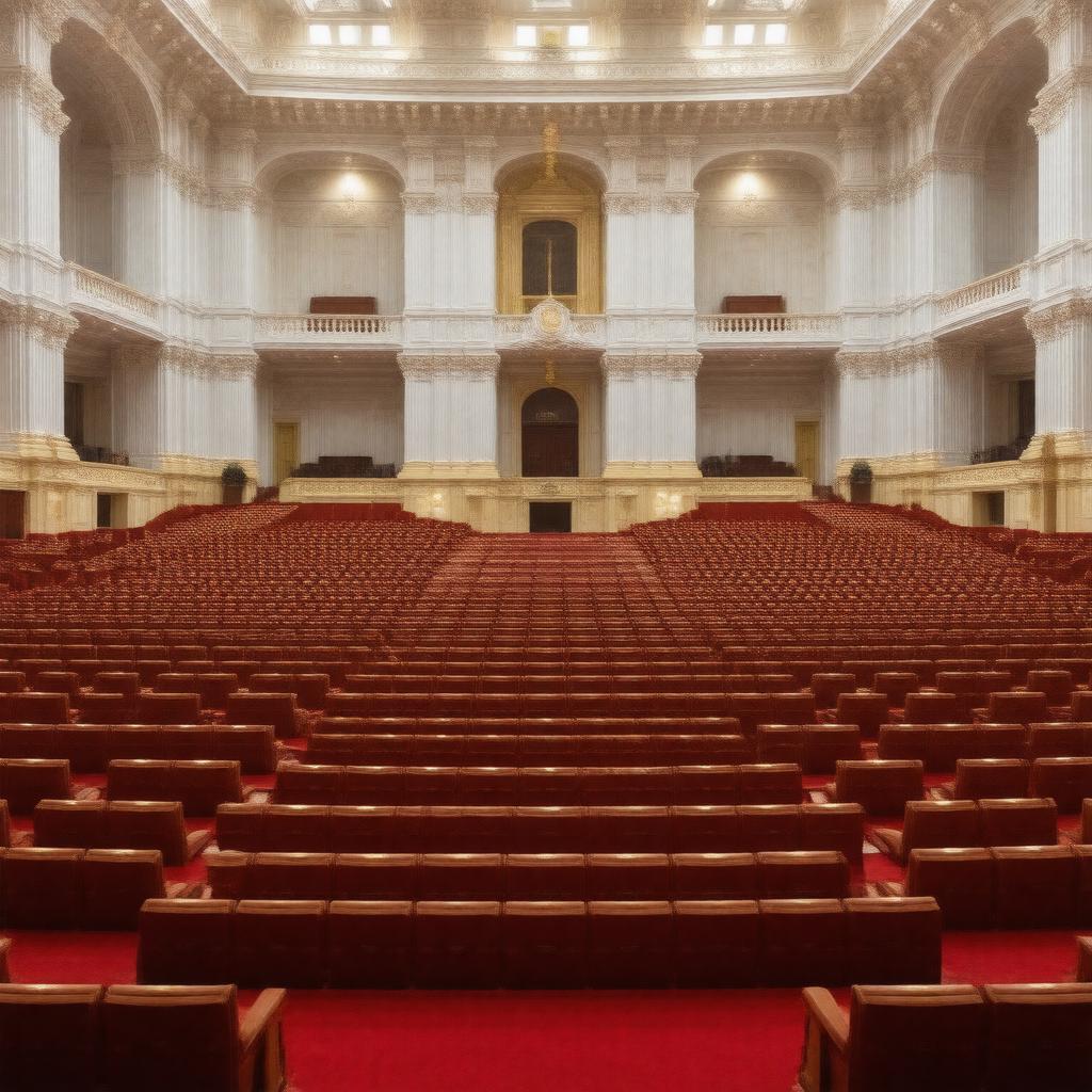 AI-created image of Rajya Sabha