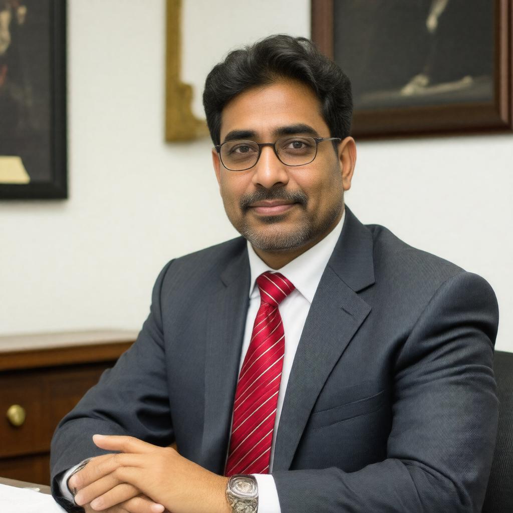 AI-created image of Rakesh Khurana