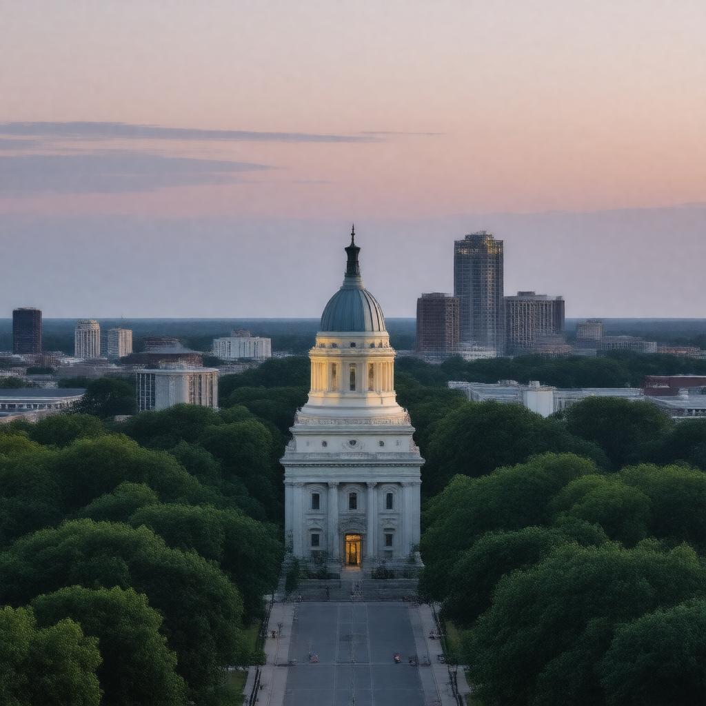 AI-created image of Raleigh, North Carolina, United States